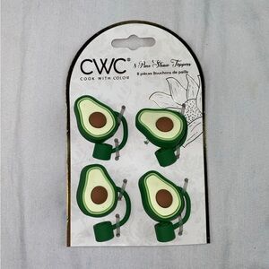 NEW Straw toppers - Avocados